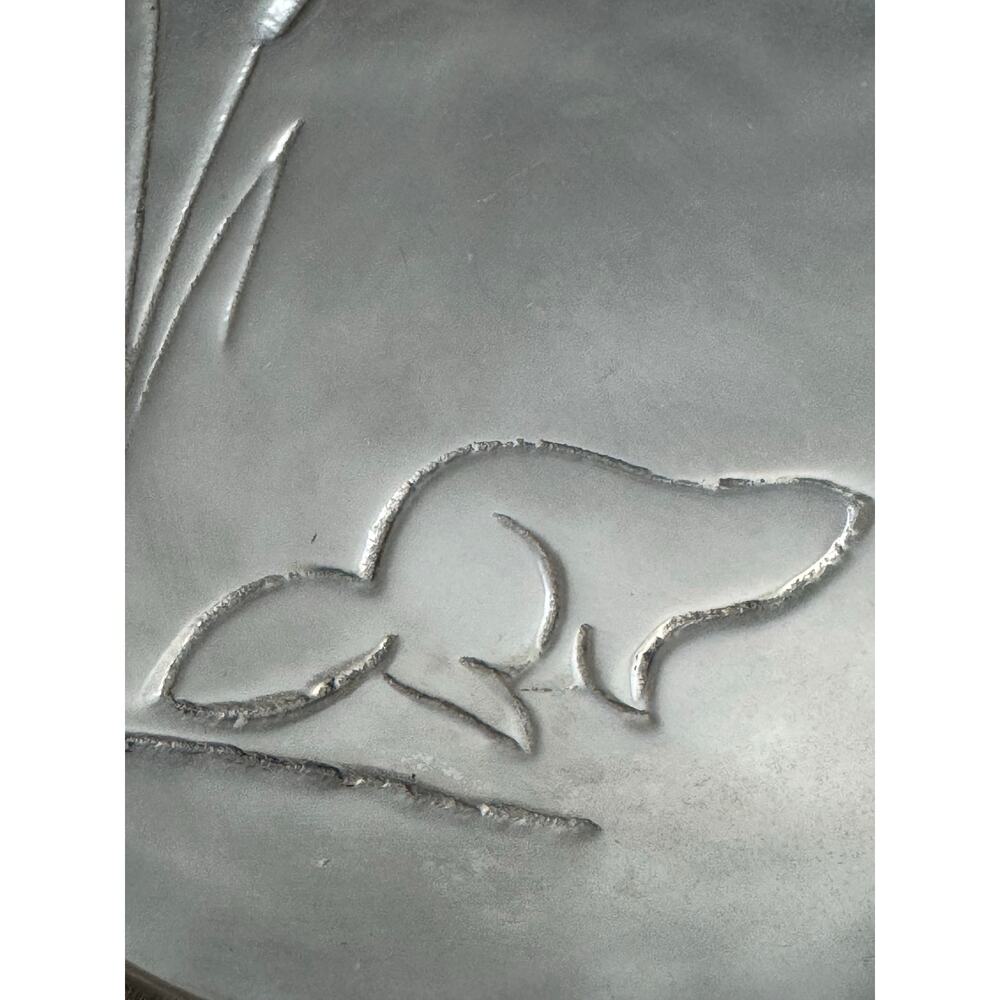 Vintage Hoselton Canada Hand Created Cast Aluminum Signed - Picture 7 of 10